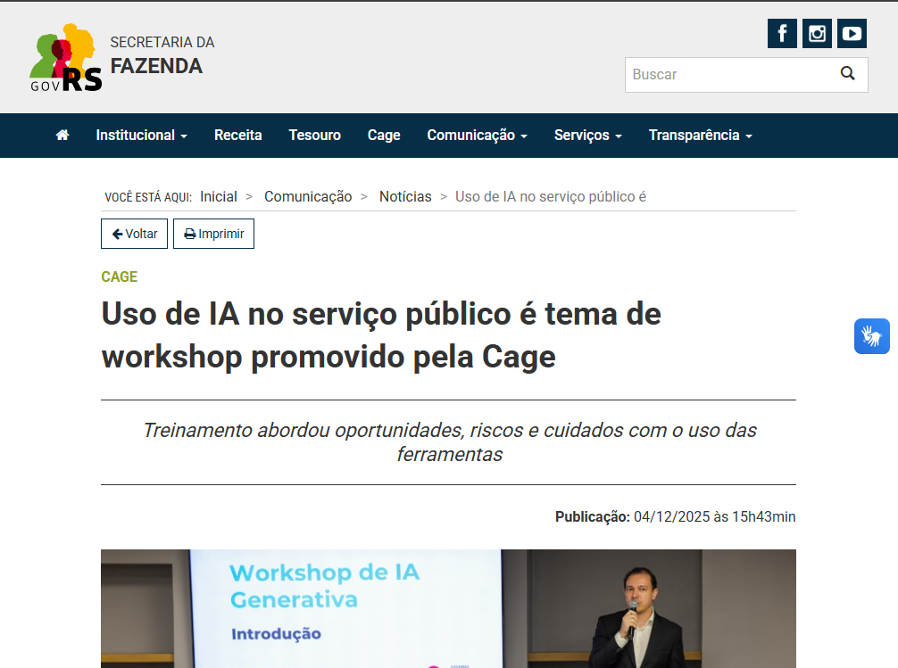 Notícia — Fazenda RS