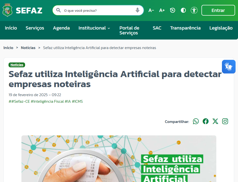 Notícia — SEFAZ-CE