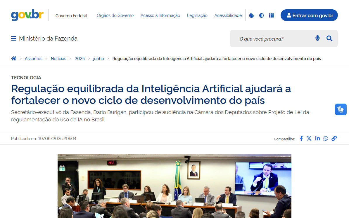 Notícia — Ministério da Fazenda